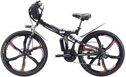 RDJM Folding Electric Mountain Bike RDJM Electric Bike 26'' Folding Electric Mountain Bike, 350W Electric Bike with 48V 8Ah / 13AH / 20AH Lithium-Ion Battery, Premium Full Suspension And 21 Speed Gears, 8AH (Color : 20ah)