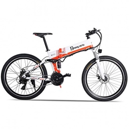 Shengmilo Folding Electric Mountain Bike Shengmilo 500 Watt Electric Mountainbike 26 inch E-Bike 48 V 12.8 Ah (500W(battery include))