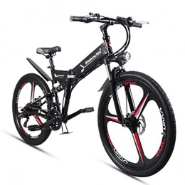 suyanouz Bike suyanouz Electric Vehicle Folding Electric Mountain Bike 48V Lithium Battery Bicycle Electric Bicycle 26 Inch Adult Battery Car