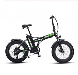 WXJWPZ Bike WXJWPZ Electric Bike 4.0 Fat Tire Electric Bikeebike Beach Cruiser Bike Booster Bicycle Folding Electric Bike Electric Bike 48v Ebike, Black