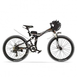 XHCP Bike XHCP bicycle Mountain bike K660 24 inches, 48V 12AH 240W Pedal Assist Electrical Folding Bicycle, Full Suspension, Disc Brakes, E Bike, Mountain Bike.