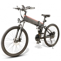 YZCH Bike YZCH Electric Bike Electric Bikes for Adults Folding Bike 26 inch with LCD Display 500W 48V 10.4AH 30 KM / H Removable Battery Electric Mountain Bicycle for Cycling Outdoor Activities