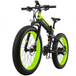 AA-folding electric bicycle Folding Electric Mountain Bike ZDDOZXC Powerful 1000W Electric Bike 26 Inches 4.0 Fat 48V 10AH Ebike 27 Speed Mountain Bike Folding Bike