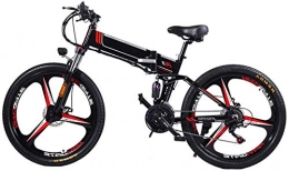 ZJZ Folding Electric Mountain Bike ZJZ Bikes, Electric Mountain Bike Folding bike 350W 48V Motor, LED Display Electric Bicycle Commute bike, 21 Speed Magnesium Alloy Rim for Adult, 120Kg Max Load, Portable Easy To Store
