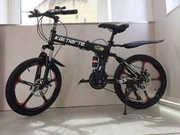 20" Carbon Steel Folding Mountain Bike 21 Speed TX30 Gears Cross Battle Command G6 double disc brake Dual Suspension 20 inch