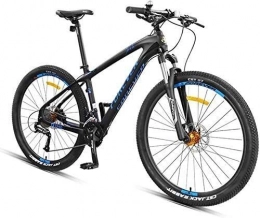 Zjcpow Bike Carbon Fiber Frame Dual-Suspension Mountain Bike, 27.5 Inch Mountain Bikes, Disc Brakes All Terrain Unisex Mountain Bicycle xuwuhz