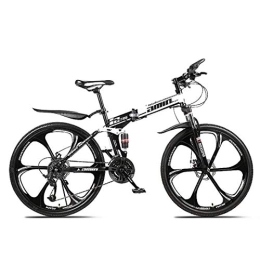 CHHD Folding Mountain Bike CHHD Adult Folding Mountain Bike Double Shock-absorbing 26-inch Bicycle Foldable, 21-speed / 27-speed