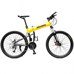 Cloud 26 Inch Mountain Bike, SHIMANO 24-Speed Dual Disc Brakes, Lightweight Folding Hardtail MTB for Mens And Women