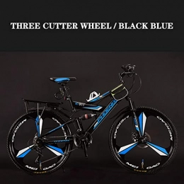 CPY-EX Folding Mountain Bike CPY-EX Adult Mountain Bike, Beach Snowmobile Bicycle, Double Disc Brake Bikes, 26 Inch High-Carbon Steel Wheels Bicycles, Man Woman General Purpose, A1, 21