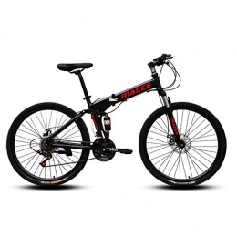 Dafang Bike Dafang Mountain bike 27 speed bike mountain folding bike 26 inch variable speed double shock absorber bike-Spoke wheel black_twenty one