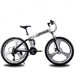 Dafang Bike Dafang Mountain bike 27 speed bike mountain folding bike 26 inch variable speed double shock absorber bike-Three knives white_27