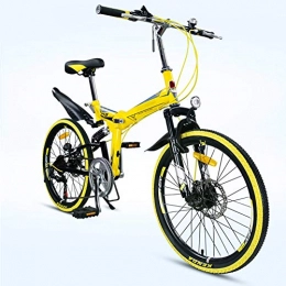 Grimk Bike Grimk Mountain Bike 22 Inch Men City Bicycle For Adults Women Teens Unisex, with Adjustable Seat, lightweight, aluminum Alloy, comfort Saddle, Yellow