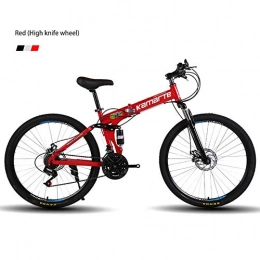 LHY Bike LHY Mountain Bike, Road Bicycles, Double Disc Brake, High Carbon Steel Frame, Road Bicycle Racing, Men's And Women, 26 And 24 Inch, 6, 24 inch24 speed