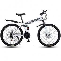 LIU Bike LIU 21 / 24 / 27speed Mountain Bicycle, 26-inch Double Shock Absorber Speed Folding Adult Male and Female Students one Round Ultra-light Bike, 27speed