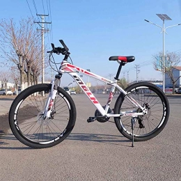 Mountain Bicycle, Bulk 26" 21 Speed Suspension Bikes For Man Mtb Mountainbike, Men And Women Carbon Steel Road Bike Double Disc Brake