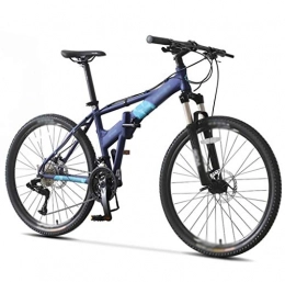 PFSYR Bike Mountain Bike Foldable, 27-speed Dual Disc Brake Variable-speed Folding Mountain Bike Off-road Bike Work Bike, Adult Student Men Women Mountain Cross-country Bicycle, Double Beam Structure / Hard Alum