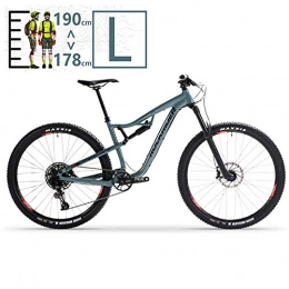 QMMD Folding Mountain Bike QMMD 29-Inch Mountain Bikes, 12-Speed Adult Mountain Trail Bike, Aluminum Full Suspension Frame, All Terrain Mountain Bike, Men's Dual Disc Brake Bicycle, 29 Inch L, 12 speed