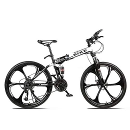 SEESEE.U Bike SEESEE.U Foldable MountainBike 24 / 26 Inches, MTB Bicycle with 6 Cutter Wheel, White