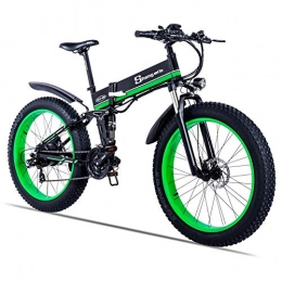 Shengmilo Folding Mountain Bike Shengmilo MX01 26 Inches Electric Snow Bike, 1000W 48V 13ah Folding Fat Tire Mountain Bike MTB Shimano 21 Speed E-bike Pedal Assist Hydraulic Disc Brake