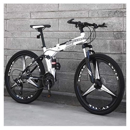 STRTG Folding Mountain Bike STRTG 24 * 26Inch Lightweight Foldable Bikes, Folding Outroad Bicycles, Mini Folding Bike, 21 * 24 * 27Speed Folding Bike Adult MTB Bikes, Foldable Mountain Bicycle