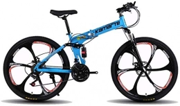 SXXYTCWL Folding Mountain Bike SXXYTCWL Folding Bike, Mountain Bicycle, Hard Tail Bike, 24Inch 21 / 24 / 27 Speed Bicycle, Full Suspension MTB, Adult Student Variable Speed Bike 5-27, 24 Speed jianyou (Color : 24 Speed)