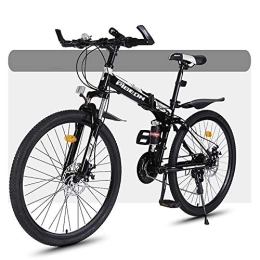 WGYDREAM Bike WGYDREAM Mountain Bike Youth Adult Mens Womens Bicycle MTB Foldable Mountain Bicycles MTB, 26 Inch Ravine Bike, Full Suspension and Dual Disc Brake, Spoke Wheels Mountain Bike for Women Men Adults