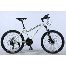 FREIHE Bike 24 Inch 27-Speed Mountain Bike for Adult, Lightweight Aluminum Alloy Full Frame, Wheel Front Suspension Female Off-Road Student Shifting Adult Bicycle, Disc Brake