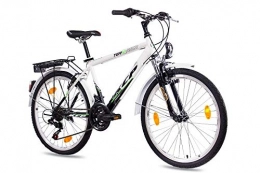 Unknown Mountain Bike 24Inch City Bicycle KCP Terrestrial Ion Gent Boys Bike with 18Speed Shimano Black White