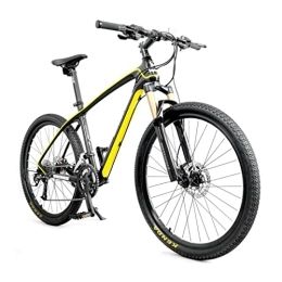 Aoyo Mountain Bike 27.5 Inch Adult Mountain Bikes, Ultra-Light Carbon Fiber Frame Mountain Trail Bike, Dual Disc Brake Men Women Hardtail Mountain Bicycle,