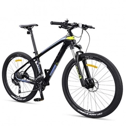  Mountain Bike 27.5 Inch Adult Mountain Bikes, Ultra-Light Carbon Fiber Frame Mountain Trail Bike, Dual Disc Brake Men Women Hardtail Mountain Bicycle