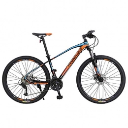 Gnohnay Mountain Bike 27 Speed Mountain Bikes, Dual Disc Brake Hardtail Mountain Bike, Aluminum alloy All Terrain Alpine Bicycle, for Men and Women, A, 27.5 inches