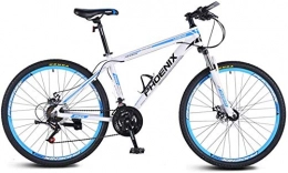 Abrahmliy Mountain Bike Abrahmliy 21 Speed Mountain Bicycle Lightweight Aluminum Alloy Frame Shock-Absorbing Front Fork Kone Disc Brakes Off-Road Road Bike for Student Men Women-C_26 inches