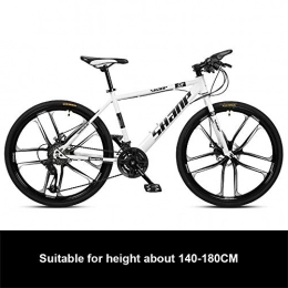 COKECO Mountain Bike Adult Mountain Bikes 26 Inch Mountain Trail Bike High Carbon Steel Full Suspension Frame 26in Folding Mountain Bike 21 Speed Bicycle Full Suspension MTB Bikes