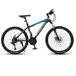  Bike Adultmountain Bike, 26 Inch Men's Dual Disc Brake Hardtailmountain Bike, Bicycle Adjustable Seat, High-Carbon Steel Frame, C-26inch27speed