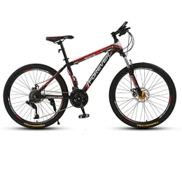  Bike Adultmountain Bike, 26 Inch Men's Dual Disc Brake Hardtailmountain Bike, Bicycle Adjustable Seat, High-carbon Steel Frame, D-26inch24speed