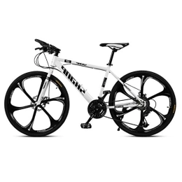  Bike Adultmountain Bike, High Carbon Steel Outroad Bicycles, 21-Speed Bicycle Full Suspension MTB ​​Gears Dual Disc Brakesmountain Bicycle, B-21speed