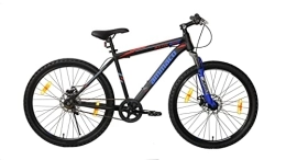 Ammaco Mountain Bike Ammaco Axxis Mens Mountain Bike 26" Wheel Single Speed Hardtail Front Suspension Disc Brakes Black & Blue