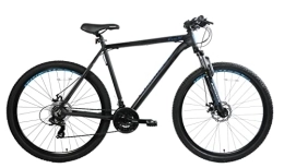 Ammaco Mountain Bike Ammaco Evo IV 29" Wheel 29er Mountain Bike Hardtail Front Suspension Mechanical Disc Brakes 21 Speed Alloy 21" Frame Black / Blue