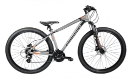 Ammaco Mountain Bike Ammaco. Evo V 29er 29" Wheel Mountain Bike 24 Speed Hydraulic Disc Brakes Hardtail Front Suspension Gunmetal Alloy Small 16" Frame