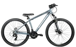 Ammaco Bike Ammaco. Osprey V1 27.5" Wheel Front Suspension Mountain Bike 21 Speed Mechanical Disc Brakes 16" Frame Slate Grey