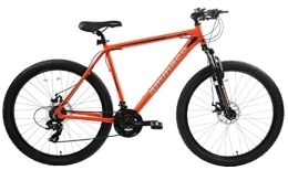 Ammaco Bike Ammaco. Osprey V1 27.5" Wheel Front Suspension Mountain Bike 21 Speed Mechanical Disc Brakes 19" Frame Orange / Black