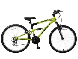 Ammaco Mountain Bike Ammaco. Summit 26" Wheel Dual Full Suspension Mens Mountain Bike Green Black 19" Frame 18 Speed