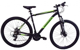 Ammaco Bike Ammaco. Team 4.0 29" Large Wheel Mountain Bike Disc Brakes Front Suspension Alloy XL Big 23" Frame Black / Green