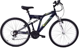 Arden Bike Arden Peak 26" Wheel Dual Full Suspension 21 Speed Mountain Bike 19" Frame Blackcurrant