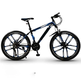 ASUMUI Mountain Bike ASUMUI 24 Inch Mountain Bike Aluminum Alloy 21 Variable Speed Shock Absorption Off-road Travel City Commuter Car (blue)