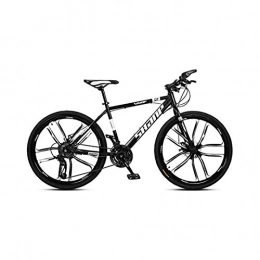 B-D Mountain Bike B-D Electric Bike 26 Inches Folding Fat Tire Snow Bike Mountain Bikes, Men's Dual Disc Brake Hardtail Mountain Bike, Bicycle Adjustable Seat, A, 21 SPEED