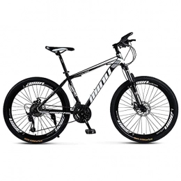 BaiHogi Bike BaiHogi Professional Racing Bike, Mountain Bike 26 inch Wheels 21 / 24 / 27 Speed Double Disc Brake Adult Mountain Cross-Country Bike Full Suspension Mountain Bike, D, 24 Speed (Color : C, Size : 27 Speed)