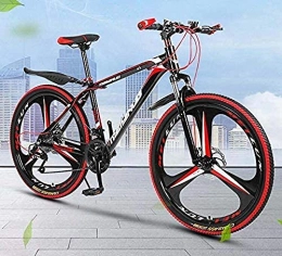 baozge Bike baozge Mountain Bike Bicycle PVC and All Aluminum Pedals High Carbon Steel and Aluminum Alloy Frame Double Disc Brake 26 inch Wheels B 27 Speed-24 speed_A