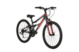 Barracuda Mountain Bike Barracuda Kids' Draco Ds Wheel Full Suspension Mountain Bike, Grey, 24