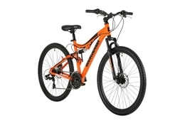 Barracuda Bike Barracuda Unisex Draco Ds Wheel 18 Inch Full Suspension Frame Mountain Bike, Orange, 27.5 Inch